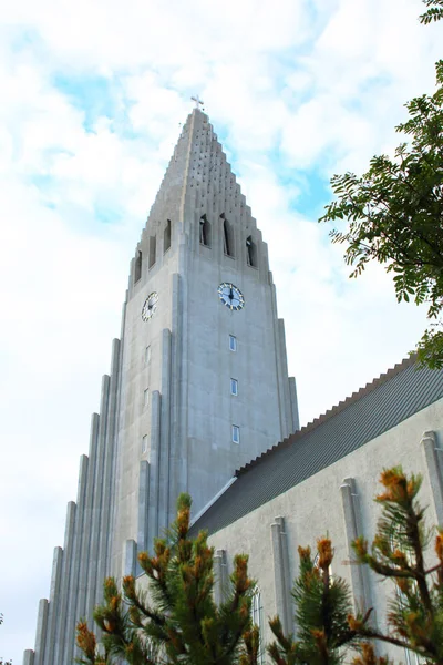 Hallgrimskirkja Kirche in reykjavik, Island. Reisebild — Stockfoto
