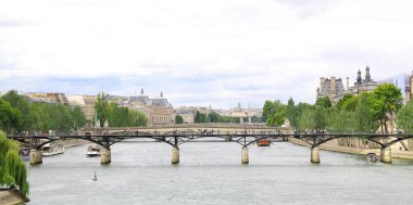 Seine Nehri boyunca Paris manzarası.