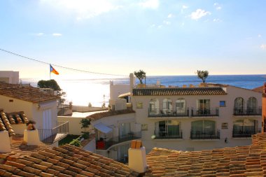 Paris, Fransa - Temmuz, 2017: Balkon, Aiguablava, İspanya.