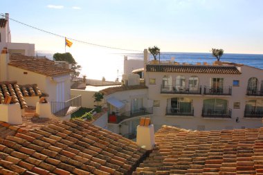 Paris, Fransa - Temmuz, 2017: Balkon, Aiguablava, İspanya.