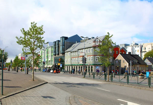 Reykjavik, lipca 2017: Reykjavik cityspace w Islandii. — Zdjęcie stockowe