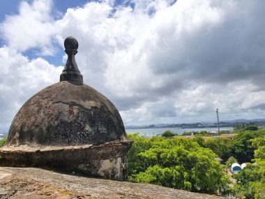 San Juan, Porto Riko 'daki El Morro kalesinde gözetleme kulesi..