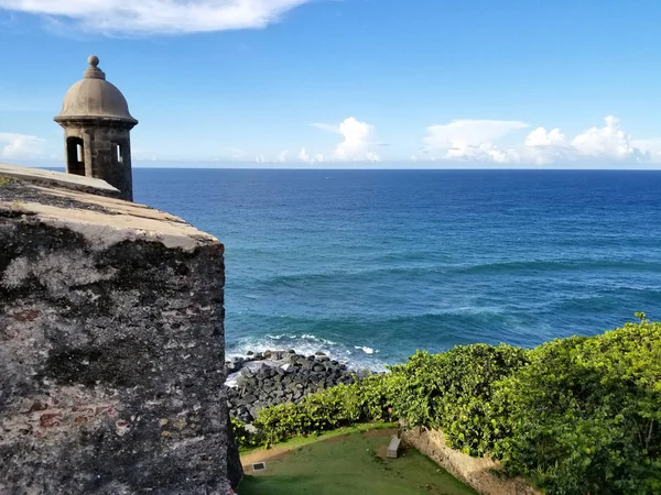 San Juan, Porto Rico histórico Fort San Felipe Del Morro . — Fotografia de Stock