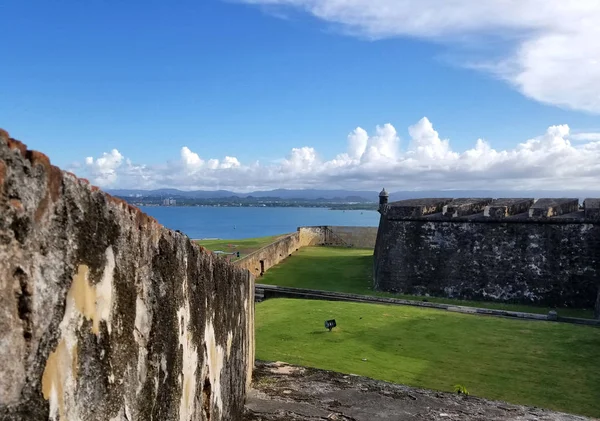 산 후안, 푸에 르 토 리코 역사적인 요새 산 펠리페 델 모로. — 스톡 사진