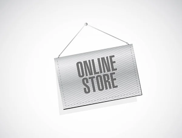 Online winkel opknoping sign concept — Stockfoto