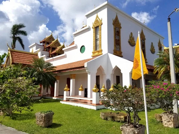 Miami, Florida, November 2017: Wat Buddharangsi dari Miami Therava — Stok Foto