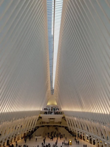 New York, Usa - okt 2017: I Oculus i World Trade Center T — Stockfoto