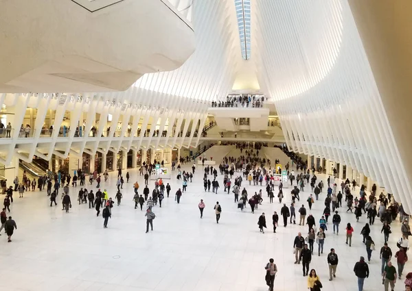 Nowy Jork, Usa - paź 2017: Oculus w World Trade Center T — Zdjęcie stockowe