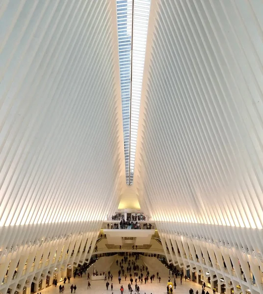 Nowy Jork, Usa - paź 2017: Oculus w World Trade Center T — Zdjęcie stockowe