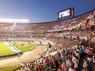Buenos Aires, 26 Kasım 2017: Anıtsal Stadyumu. River Plate socc