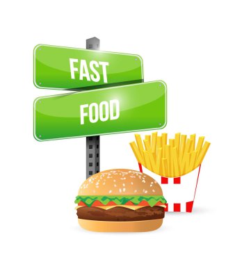 lokanta işareti konsept illüstrasyon tasarımı