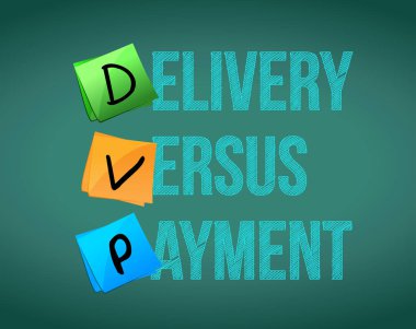 Teslimat ödeme kara tahta işareti kavramı karşı