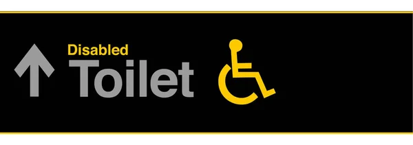 Concept de panneau de l'aéroport en fauteuil roulant. Illustration isolée — Photo