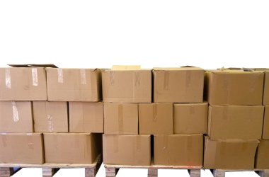 karton kutulu palet. 