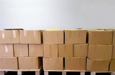 karton kutulu palet. 