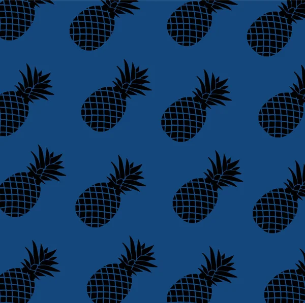 Pattern of pineapple illustration. design graphic