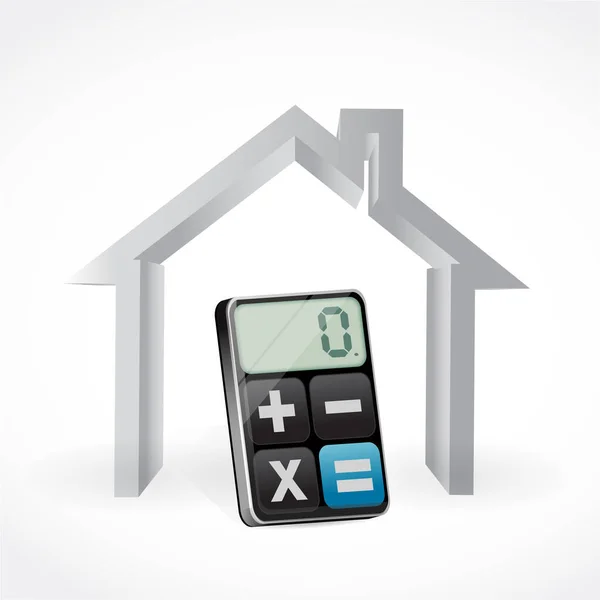 Calcolo dei pagamenti per la casa . — Foto Stock