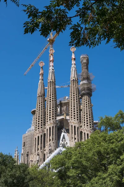 Sagrada Familia, Barcellona, Spagna — Foto Stock