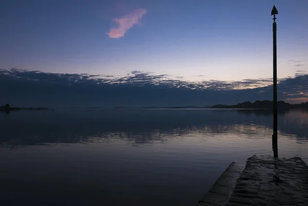 ブルターニュ (モルビアン県)、フランスの夕日. — ストック写真