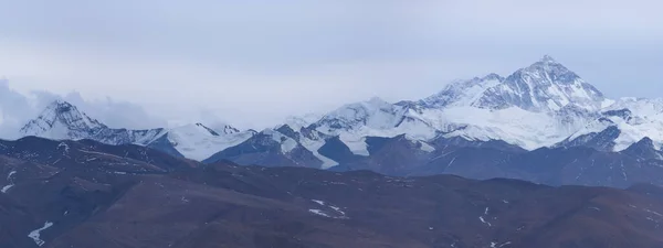 Wspaniały Widok Powietrza Himalajów Samolocie Drodze Katmandu Nepal Kwietnia 2013 — Zdjęcie stockowe