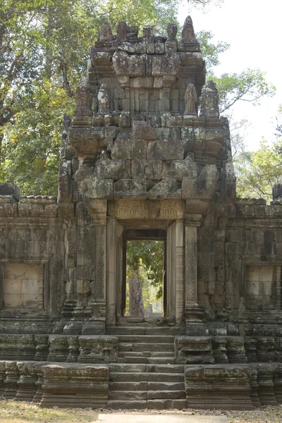 Anciennes Ruines Khmères Temple Angkor Cambodge Site Populaire Parmi Les — Photo