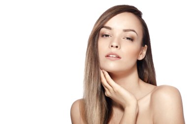 Genç güzel kadın.