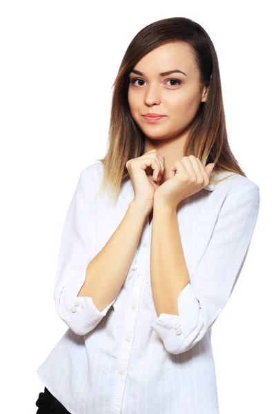 Hermosa joven mujer — Foto de Stock