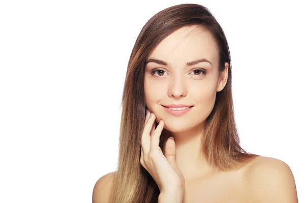 Mujer hermosa con la piel limpia —  Fotos de Stock