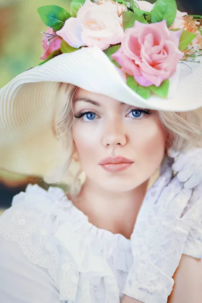 Mujer en edad victoriana — Foto de Stock