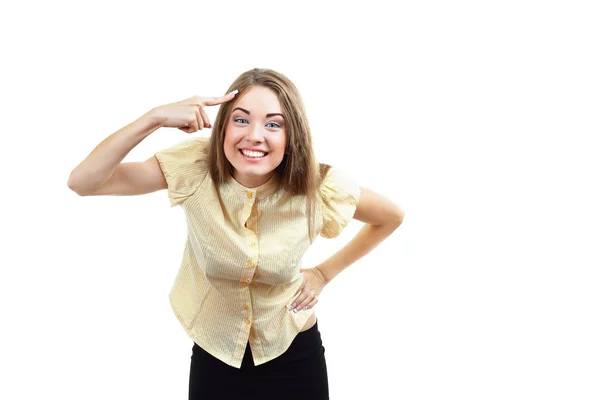 Happy young woman — Stock Photo, Image