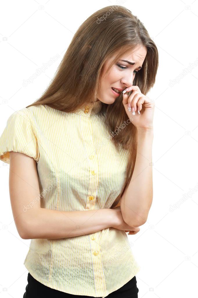 worried young woman