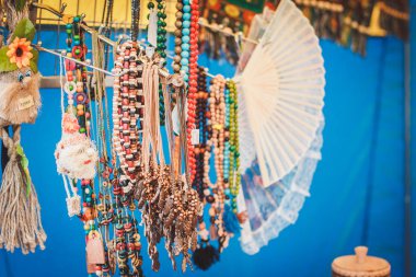 bir fuarda pitoresk Ürünler: nesneleri Ulusal ticaret