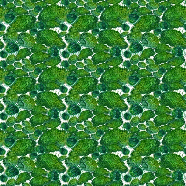 Акварельный бесшовный мох — стоковое фото
