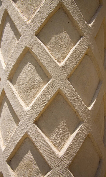 texture of a column with patterns