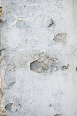 duvar doku sıva ışınlanmış. Bir beton duvara radyoaktif boya.