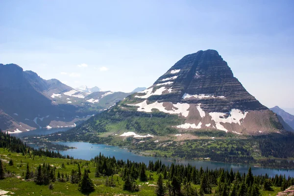 Summer snow in the mountain — Stock Photo, Image