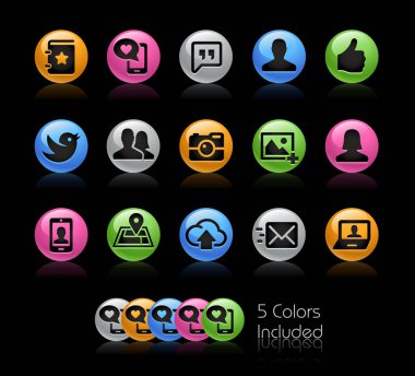 Sosyal Web Simgeler - Gelcolor serisi