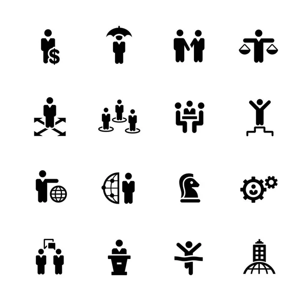 Business Success Icons - Black Series — стоковый вектор