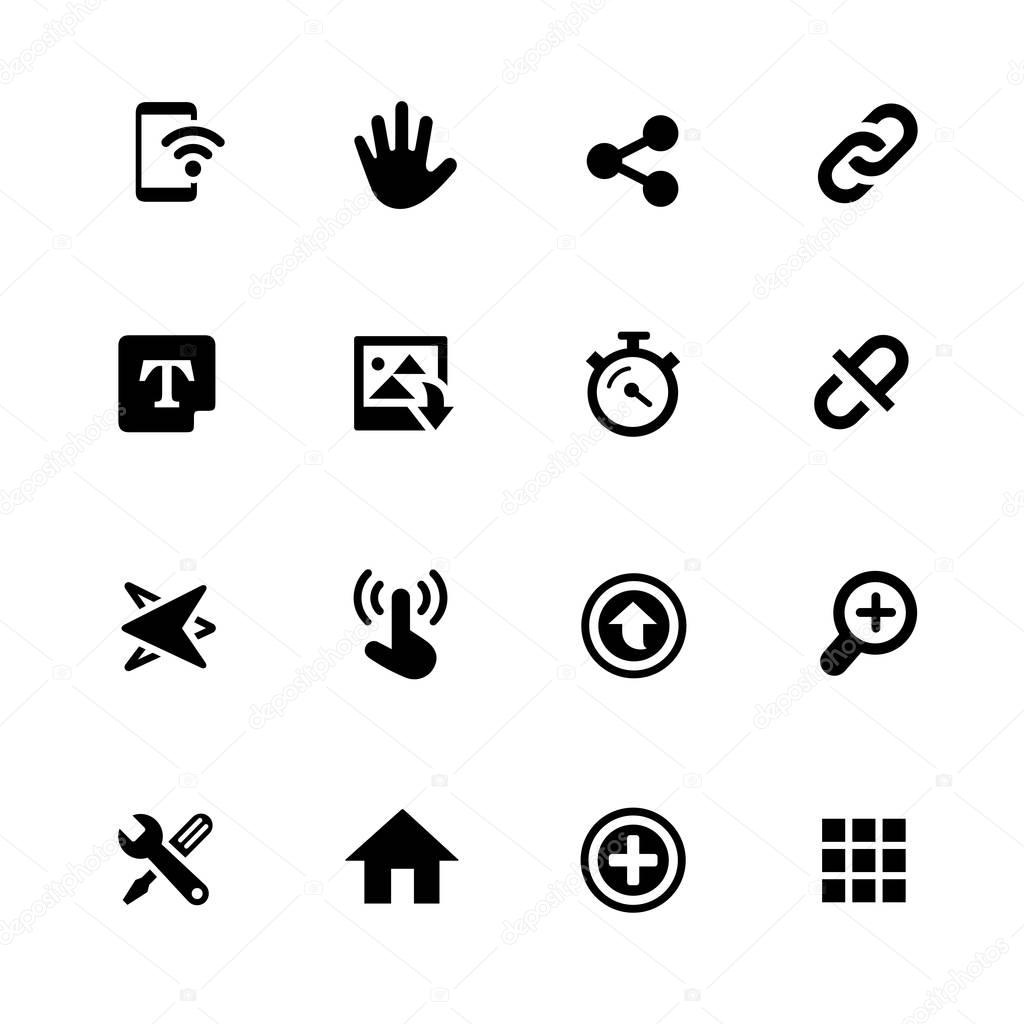 System Icons -- Black Series