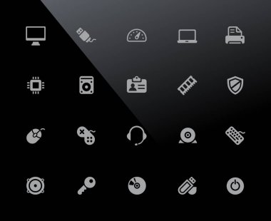 Bilgisayar simgeleri / / 32px serisi - vektör simgeler ayarlanmış bir 32 piksel ızgarası çalışmak.