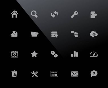 Hosting Icons // 32px Series - Vector icons adjusted to work in a 32 pixel grid. clipart