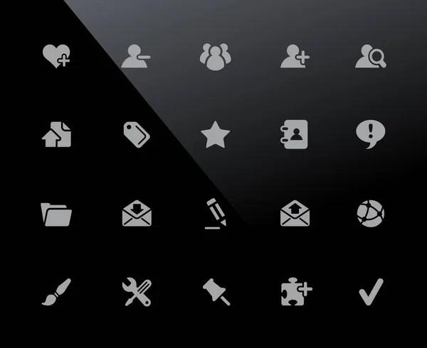Web Icons 32Px Series Vector Icons Aangepast Werken Een Pixelraster — Stockvector