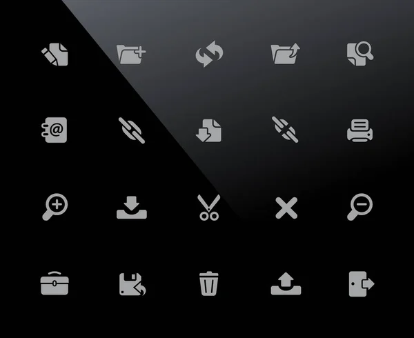 Interface Van Pictogrammen 32Px Series Vector Icons Aangepast Werken Een — Stockvector