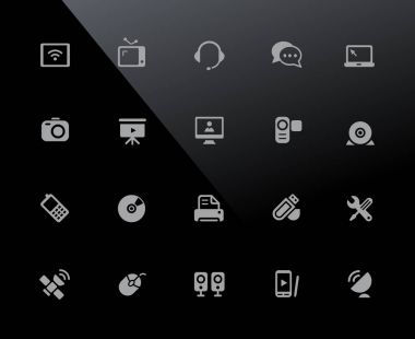 Communication Icons // 32px Series - Vector icons adjusted to work in a 32 pixel grid. clipart