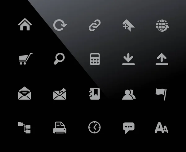 Webbsida Ikoner 32Px Serien Vector Ikoner Justerad För Att Arbeta — Stock vektor