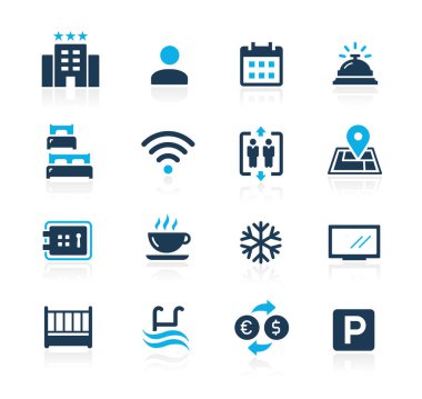 Hotel & Rentals Icons 1 of 2 // Azure Series