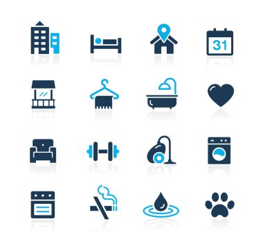 Hotel & Rentals Icons 2 of 2 // Azure Series