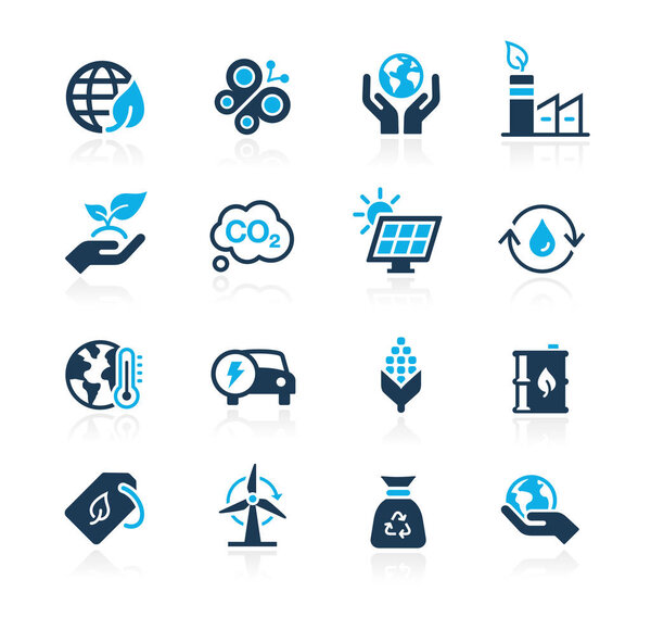 Ecology & Renewable Energy Icons / / Azure Series
