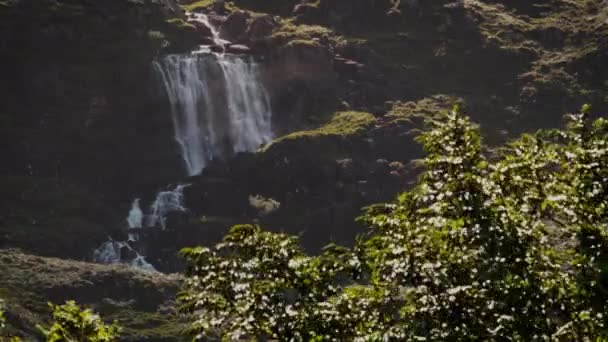 Rlanda Nın Kerry Dağlarındaki Gizli Şelalenin Görüntüsü — Stok video