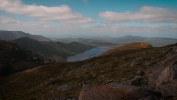 Scenic Picturesque Time Lapse Video Kerry Mountains Ireland — Stock Video